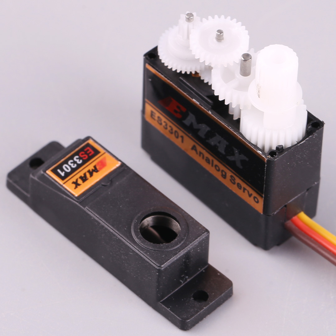 Rc Helicopter Servo - EMAX ES3001 軽量アナログサーボ 43g プラスチックギア 4.8-6.0V