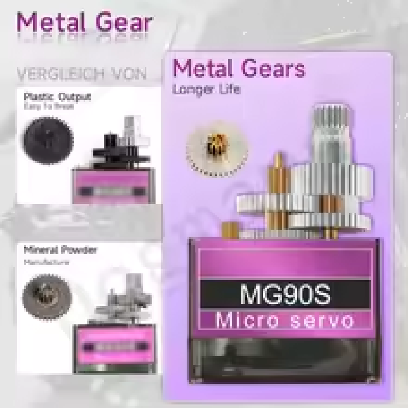 MG90Sメタルギアサーボ9g SG90アップグレード版 1 - Rc Helicopter Servo のレビューと価格