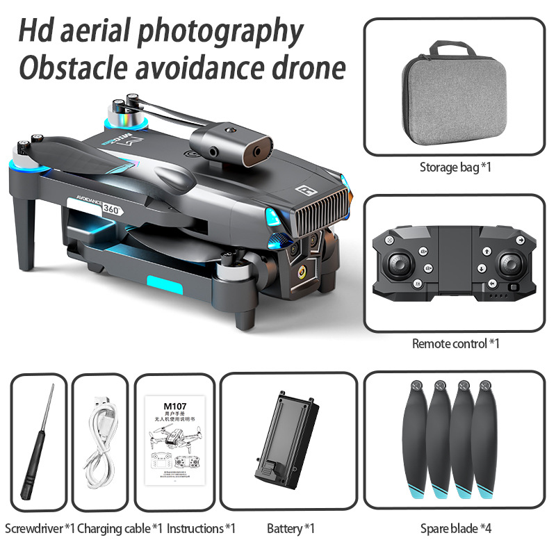M107折りたたみ式RCドローン - デュアルHDカメラ、ブ - Rc Helicopter Charger のレビューと価格