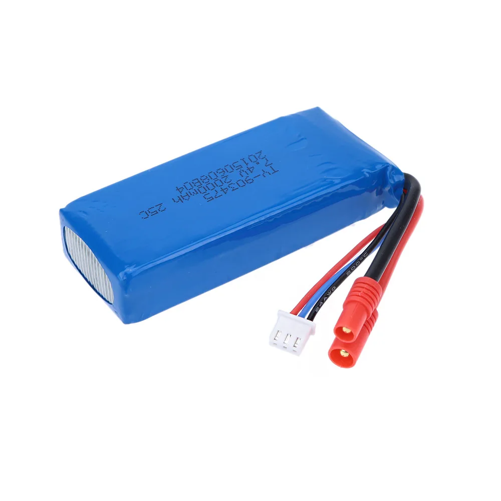 7.4v 2000mahバッテリ (ラウンドコネクタ) sy - Rc Helicopter Coaxial のレビューと価格