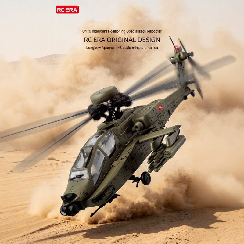 RC ERA ラジコンヘリコプター C170 AH64D ア - Rc Helicopter Single Rotor のレビューと価格