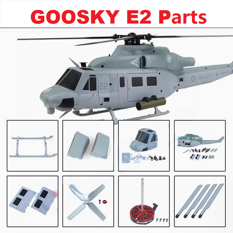 GOOSKY E2 UH-1Y RCヘリコプター用スペアパー - Rc Helicopter Coaxial のレビューと価格