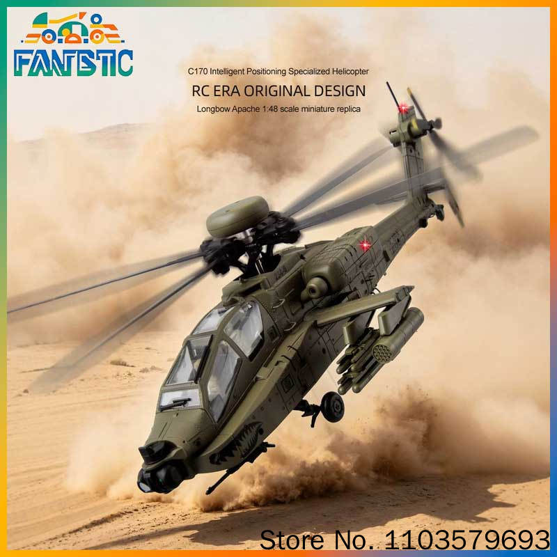 RC時代 RCヘリコプター AH-64D アパッチ C170 - Rc Helicopter Single Rotor のレビューと価格