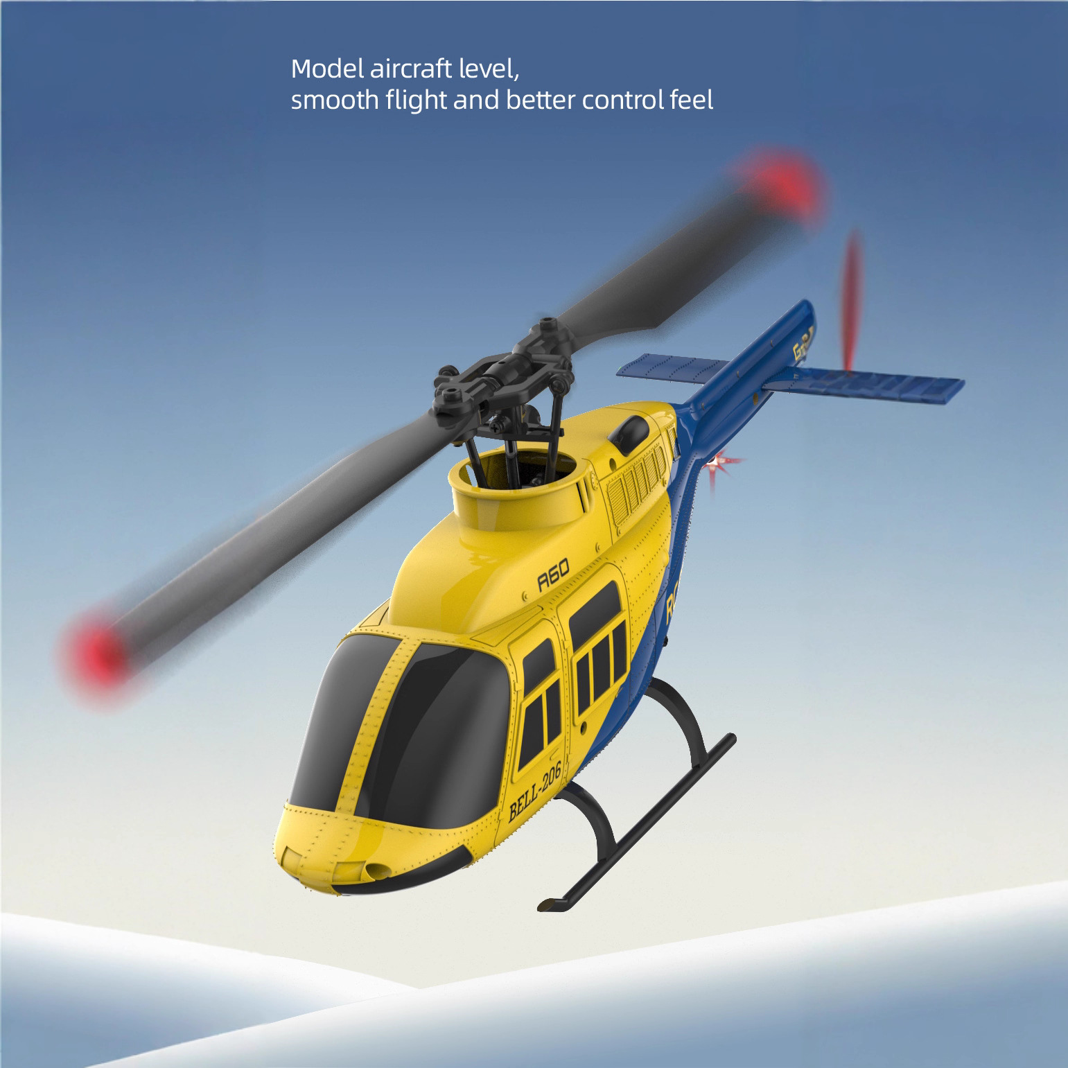 A60 1/42スケール Bell 206 RCヘリコプター - Rc Helicopter Single Rotor のレビューと価格