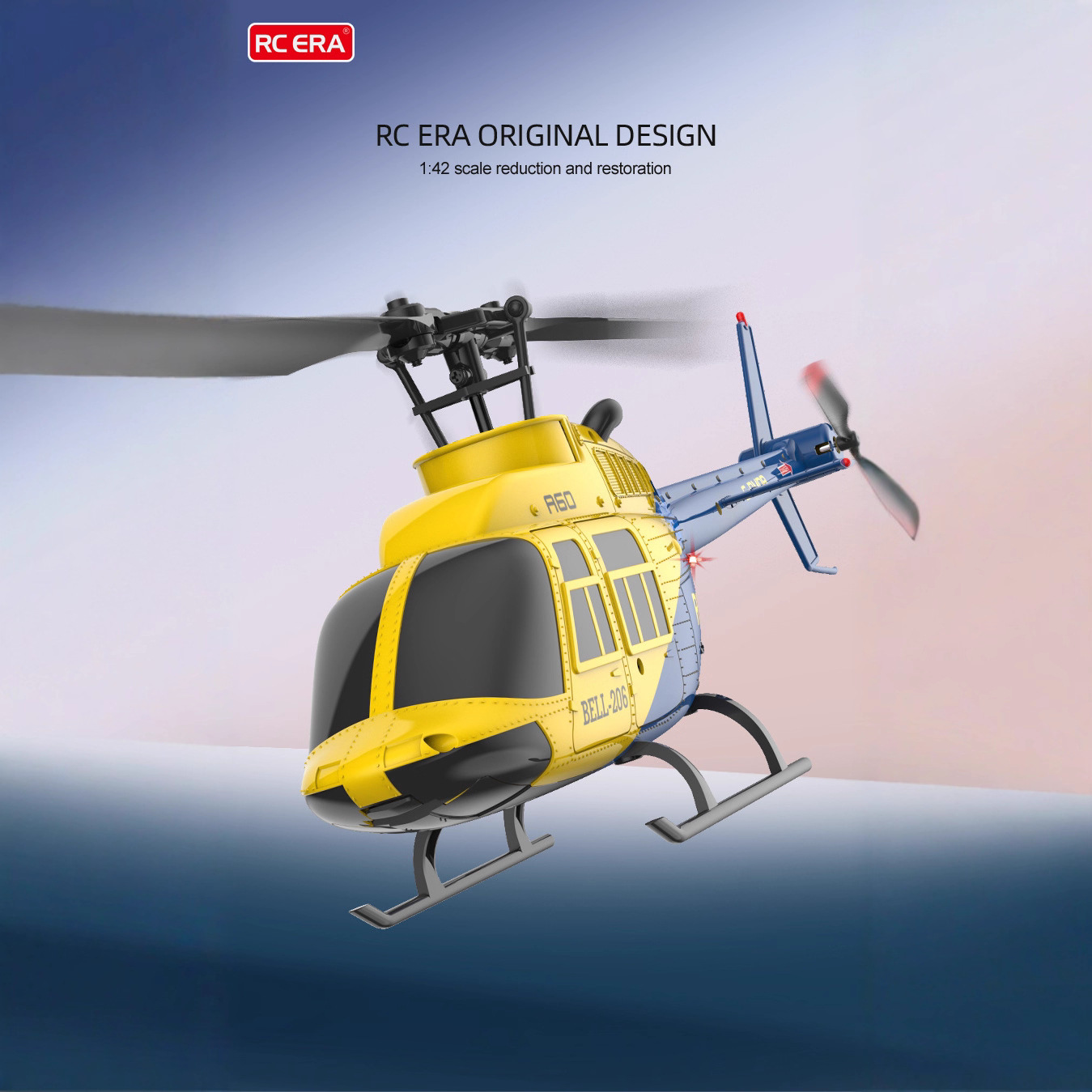 A60 1/42スケール Bell 206 RCヘリコプター - Rc Helicopter Single Rotor のレビューと価格