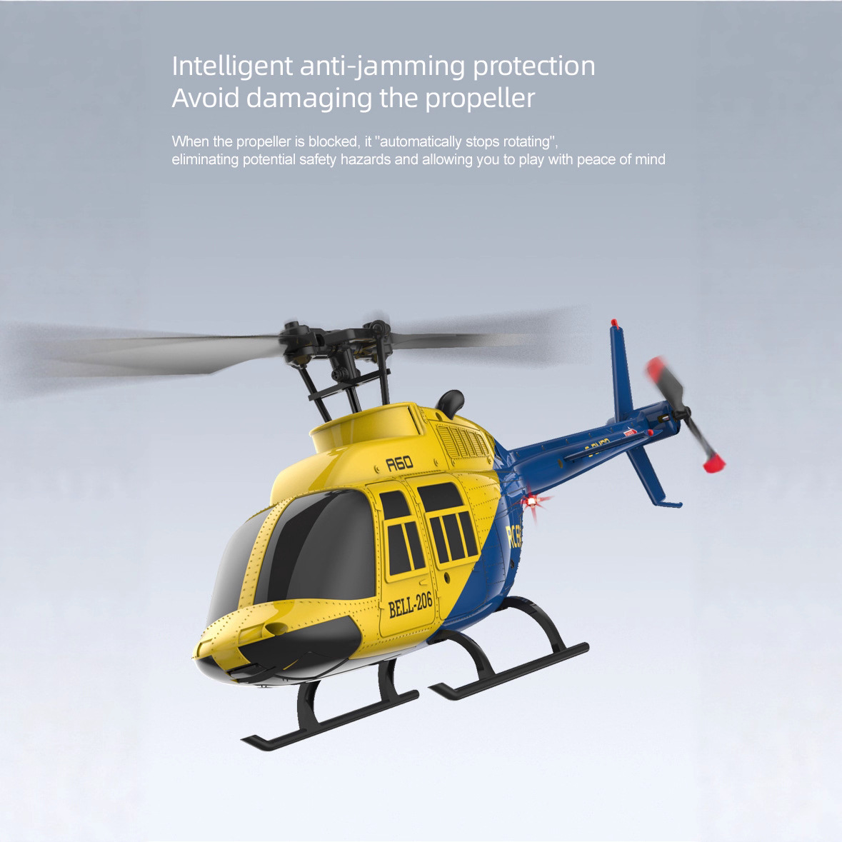 A60 1/42スケール Bell 206 RCヘリコプター - Rc Helicopter Single Rotor のレビューと価格