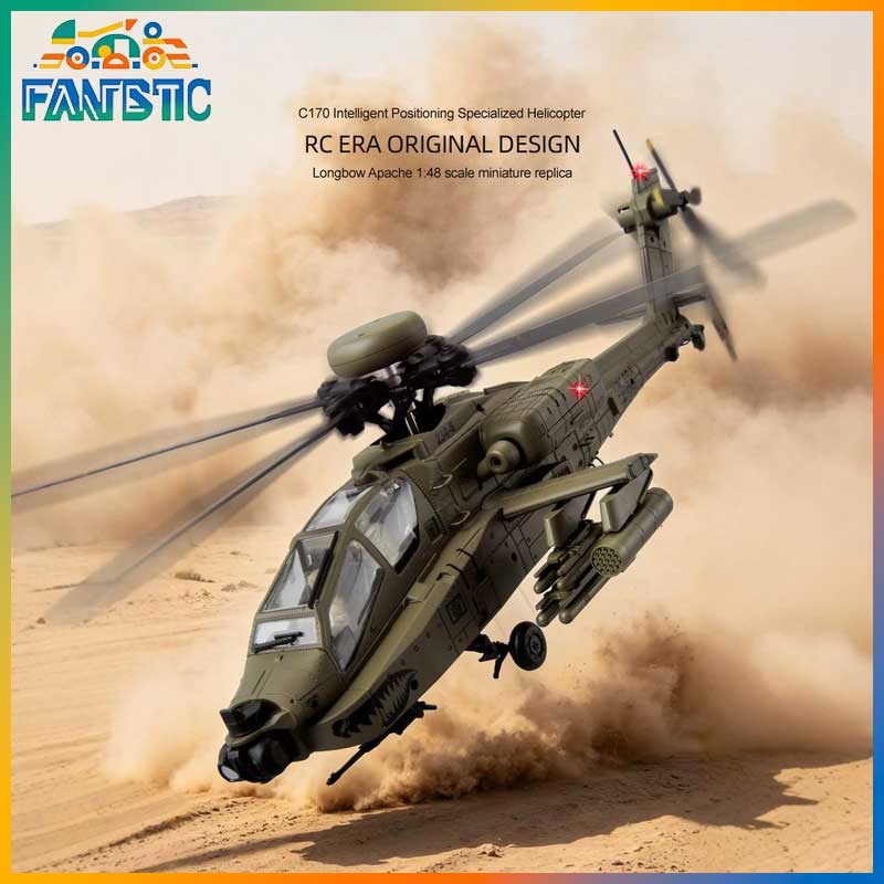 RC時代 C170 Ah 64d アパッチ RCヘリコプター - Rc Helicopter Single Rotor のレビューと価格