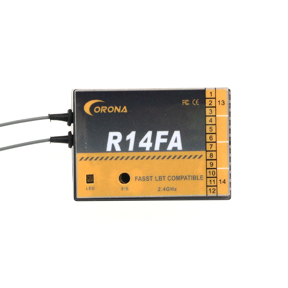 コロナ R14FA 14CH RC モデルレシーバー 10C - Rc Helicopter Servo のレビューと価格