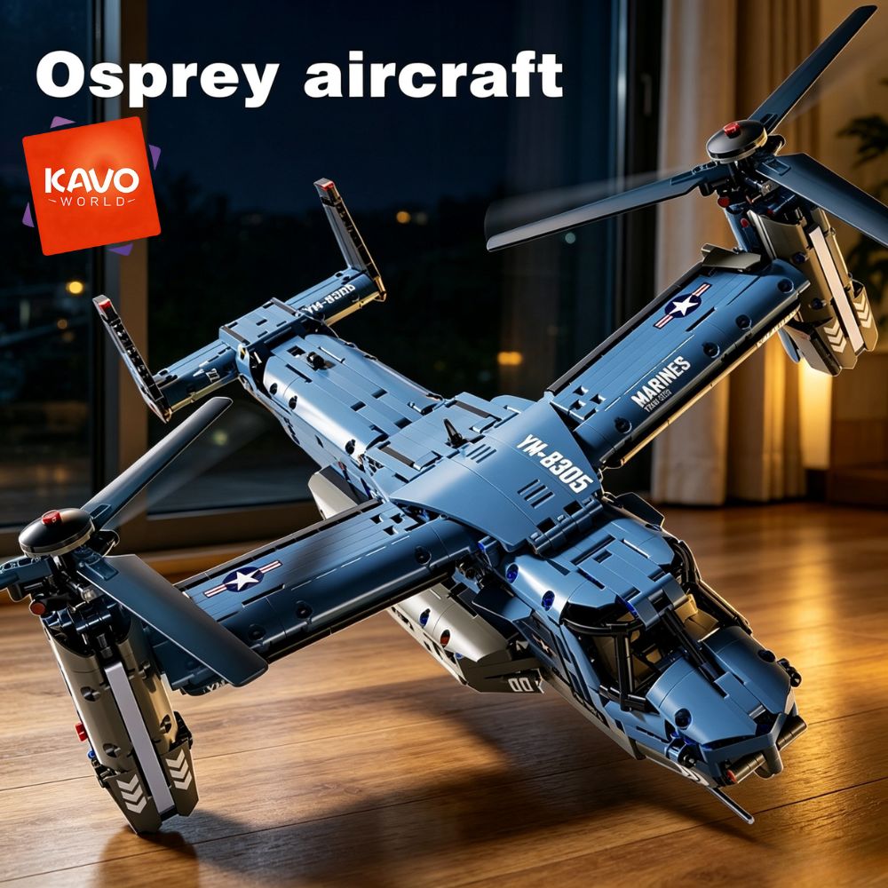 KAVOWORLD 1486ピース V-22 オスプレイ チ - Jjrc Drone X12 のレビューと価格