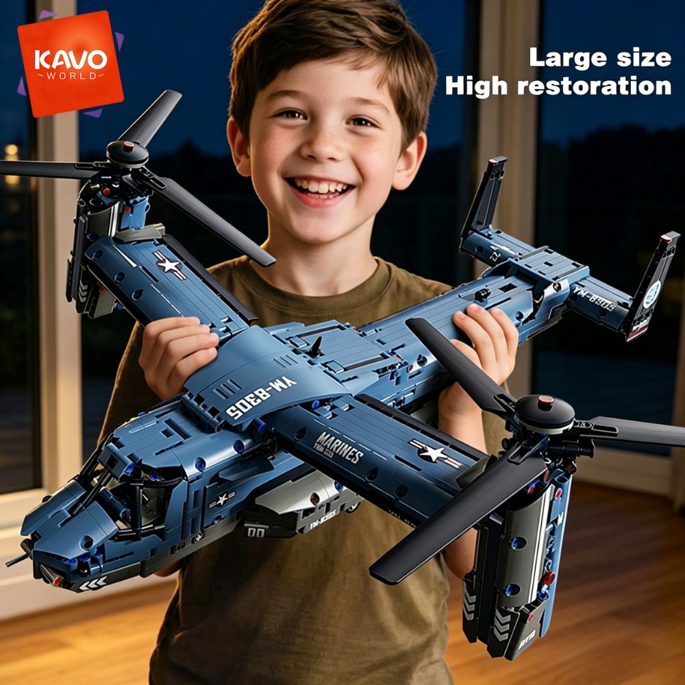 KAVOWORLD 1486ピース V-22 オスプレイ チ - Jjrc Drone X12 のレビューと価格